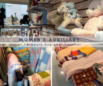 Pictures from inside the Women's Auxiliary Charity Shop